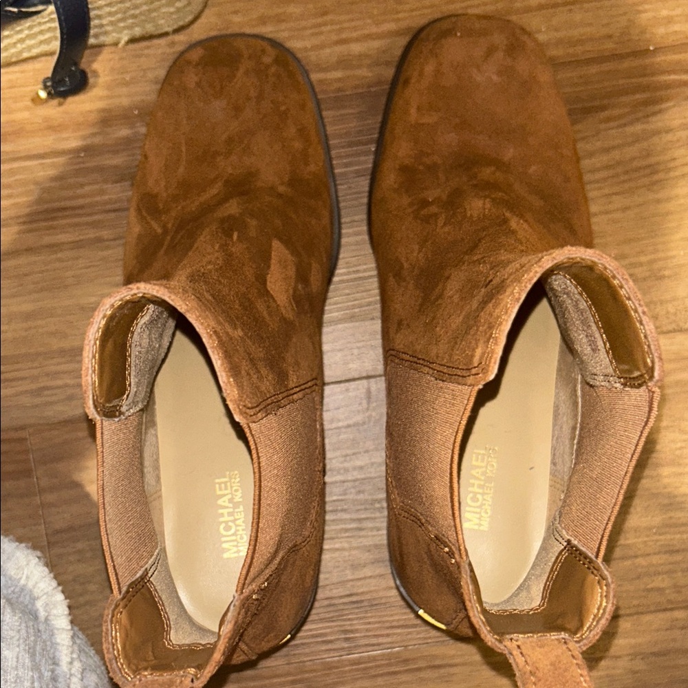 Michael Kors Brown Ankle Boots - Picture 2 of 3
